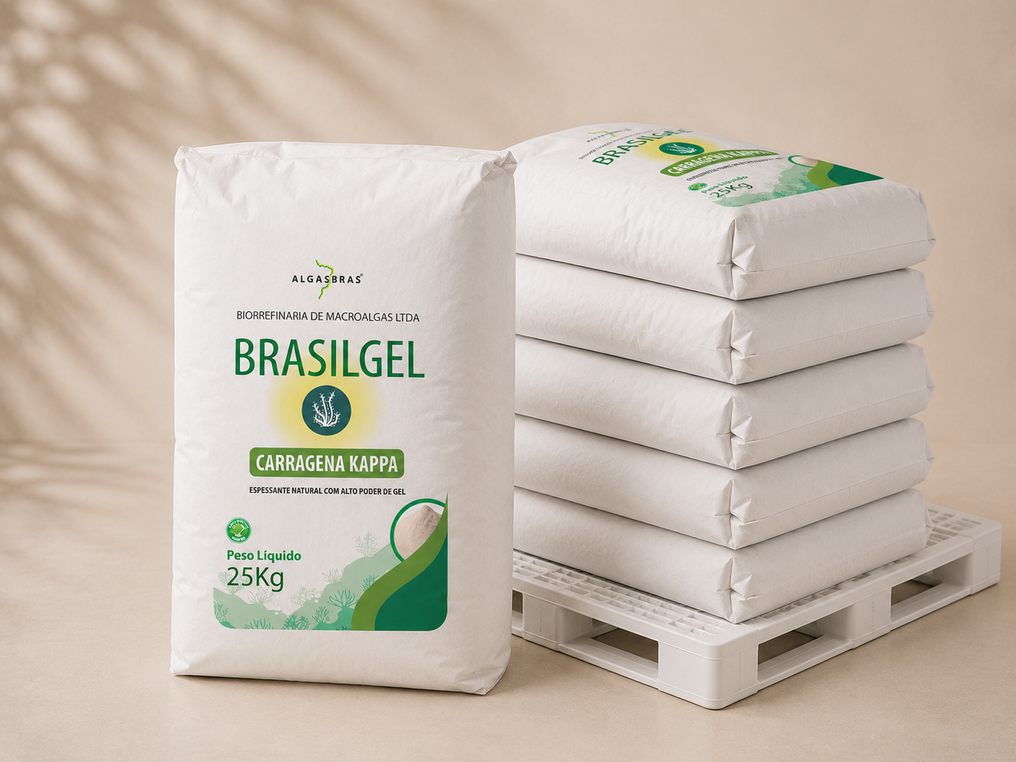 Embalagem Brasilgel Carragena Kappa 25 kg