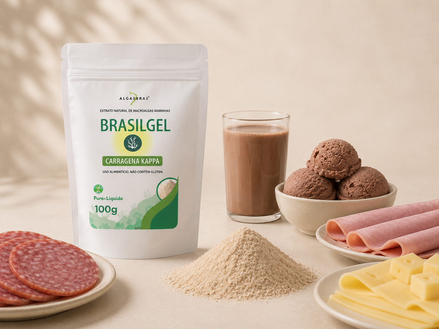 Embalagem Brasilgel Carragena Kappa 100 g